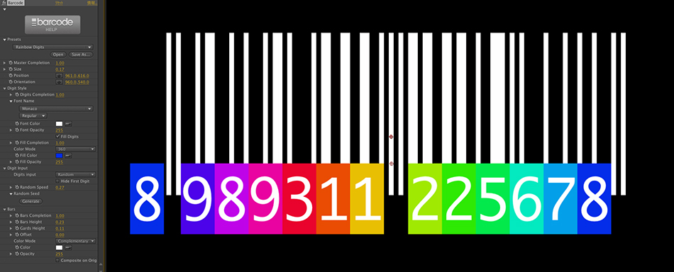 無償で使える!バーコードアニメーションプラグイン:Yanobox Barcode