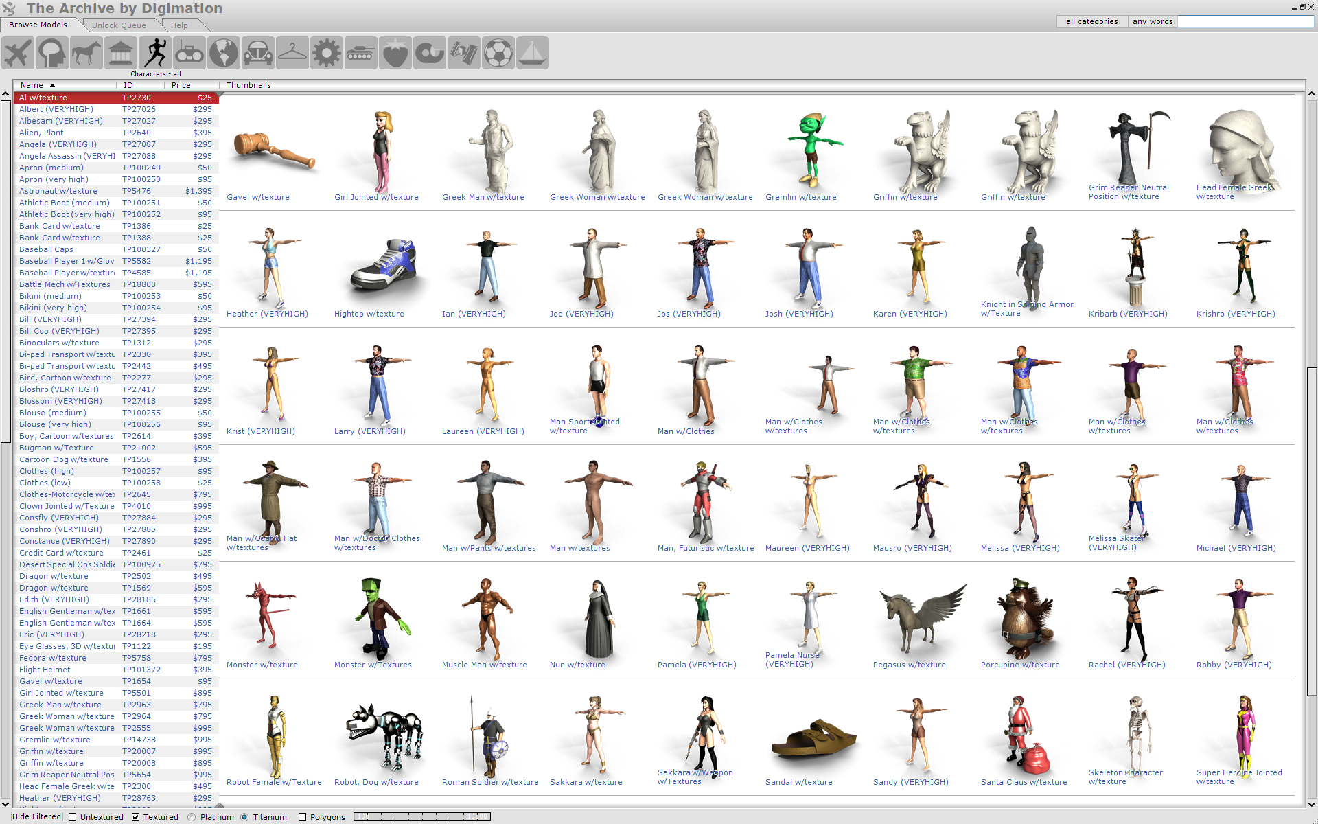 Characters